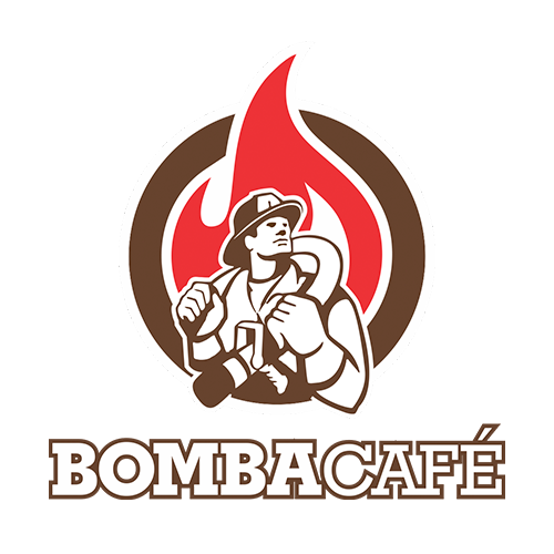 Logotipo bomba cafe 